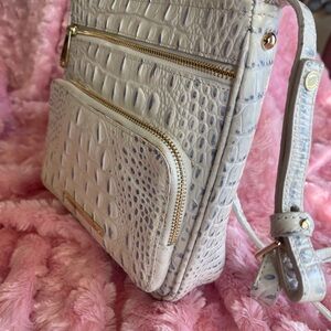 Brahmin Tilda Melbourne Croc Embossed Crossbody Bag